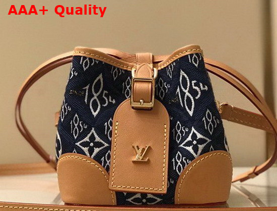 Louis Vuitton Since 1854 Noe Purse Blue Jacquard Since 1854 Textile Replica