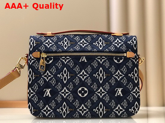 Louis Vuitton Since 1854 Pochette Metis Blue Jacquard Since 1854 Textile M57395 Replica