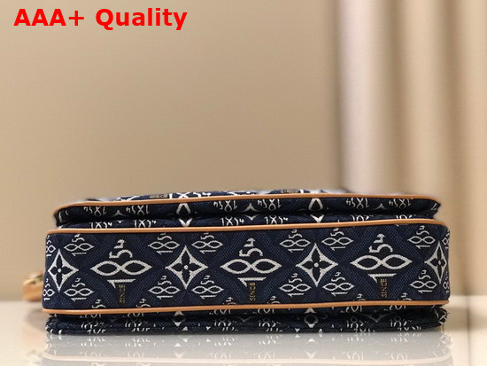 Louis Vuitton Since 1854 Pochette Metis Blue Jacquard Since 1854 Textile M57395 Replica