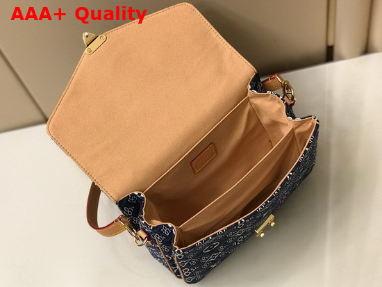 Louis Vuitton Since 1854 Pochette Metis Blue Jacquard Since 1854 Textile M57395 Replica