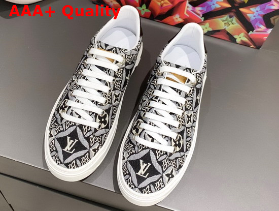 Louis Vuitton Since 1854 Time Out Sneaker in Black 1A8O09 Replica