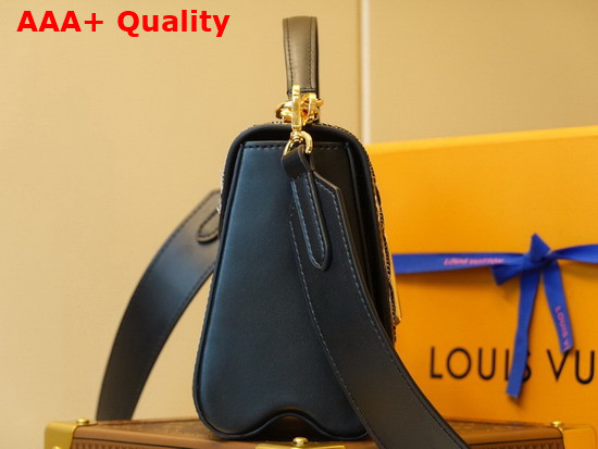 Louis Vuitton Since 1854 Twist MM Gray Embroidered Calfskin M57442 Replica