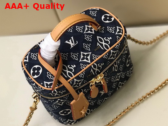 Louis Vuitton Since 1854 Vanity PM Blue Jacquard Since 1854 Textile M57403 Replica