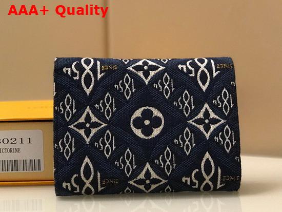 Louis Vuitton Since 1854 Victorine Wallet Blue Jacquard Since 1854 Textile M80211 Replica