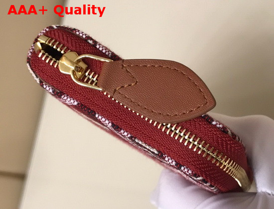 Louis Vuitton Since 1854 Zippy Coin Purse in Bordeaux Replica