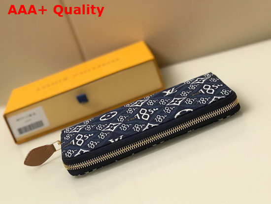 Louis Vuitton Since 1854 Zippy Wallet Blue Jacquard Since 1854 Textile M80212 Replica