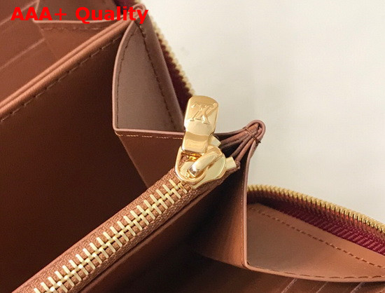 Louis Vuitton Since 1854 Zippy Wallet in Bordeaux Red M69994 Replica