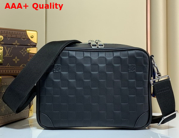 Louis Vuitton Sirius Messenger Damier Infini Onyx Cowhide Leather N45286 Replica