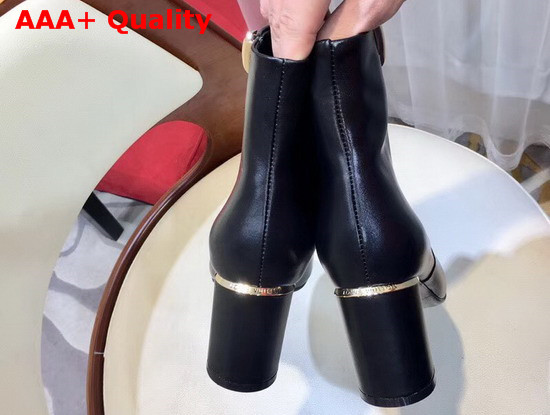 Louis Vuitton Skyline Ankle Boot in Black Calf Leather 1A4DM8 Replica