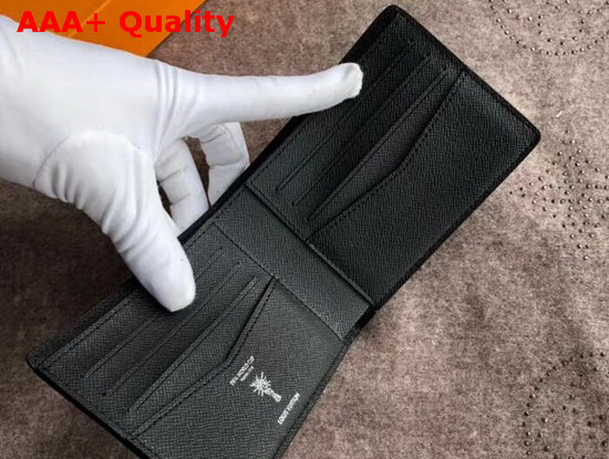 Louis Vuitton Slender Wallet Black Epi Leather Men LV 2018 FIFA World Cup Edition Replica