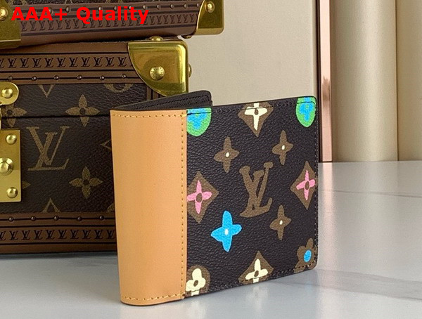 Louis Vuitton Slender Wallet Chocolate Monogram Craggy Coated Canvas Replica