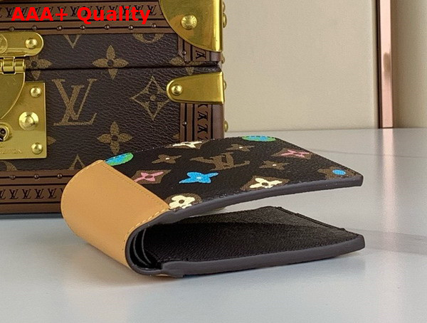 Louis Vuitton Slender Wallet Chocolate Monogram Craggy Coated Canvas Replica