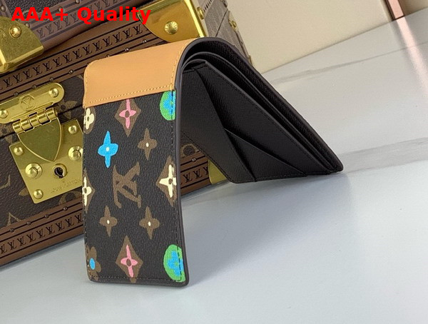 Louis Vuitton Slender Wallet Chocolate Monogram Craggy Coated Canvas Replica