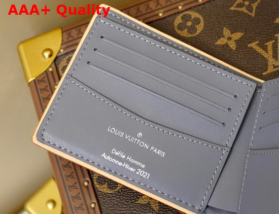 Louis Vuitton Slender Wallet Monogram Mirror Coated Canvas M80806 Replica