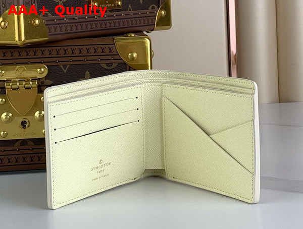 Louis Vuitton Slender Wallet Vanilla Monogram Craggy Coated Canvas Replica