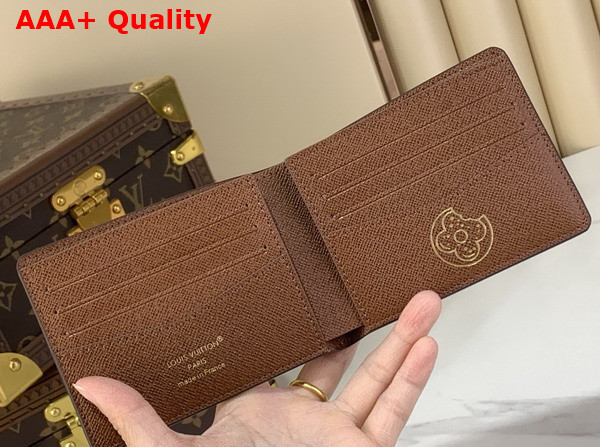 Louis Vuitton Slender Wallet in Chocolate Monogram Donuts Coated Canvas M28283 Replica