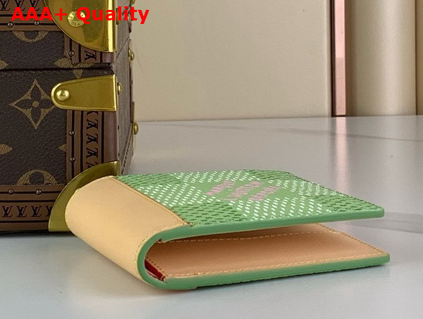 Louis Vuitton Slender Wallet in Green Damier Golf Coated Canvas N40636 Replica