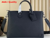 Louis Vuitton Slim Briefcase NV Black Taiga Cowhide Leather M30978 Replica