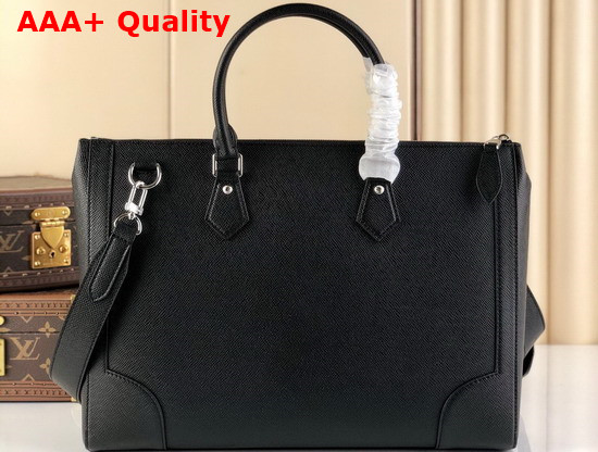 Louis Vuitton Slim Briefcase in Black Taiga Leather M30810 Replica