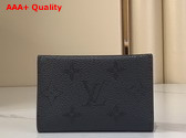 Louis Vuitton Slim Card Holder in Black Monogram Midnight Coated Canvas M26733 Replica