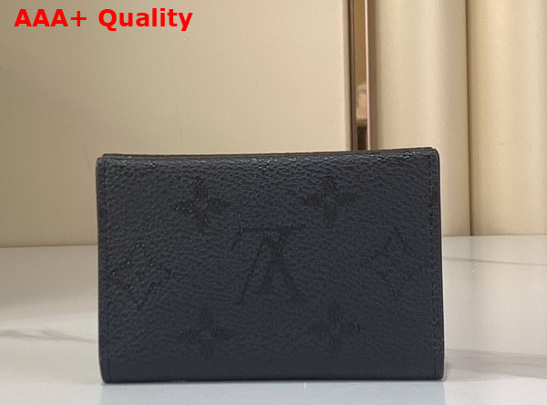 Louis Vuitton Slim Card Holder in Black Monogram Midnight Coated Canvas M26733 Replica