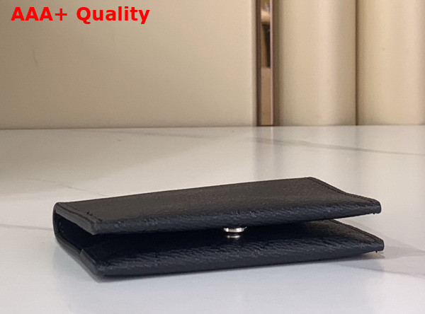 Louis Vuitton Slim Card Holder in Black Monogram Midnight Coated Canvas M26733 Replica
