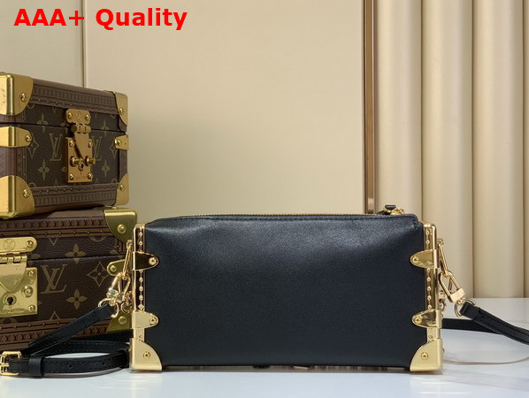 Louis Vuitton Slim Trunk in Black Calf Leather Embellished with Multiple Charms M28362 Replica