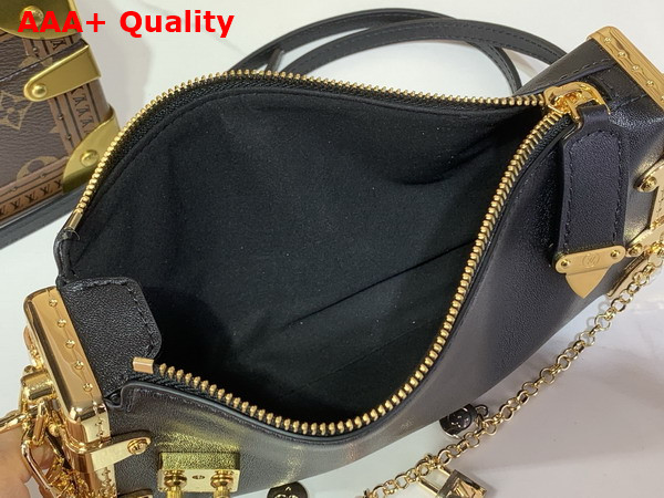 Louis Vuitton Slim Trunk in Black Calf Leather Embellished with Multiple Charms M28362 Replica
