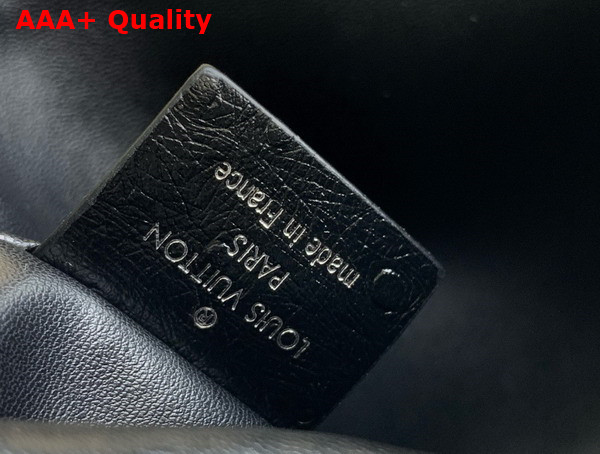 Louis Vuitton Slim Trunk in Black Ostrich Effect Calf Leather Replica
