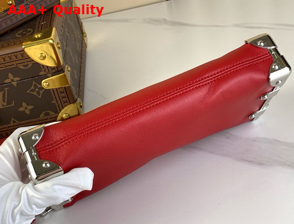 Louis Vuitton Slim Trunk in Red Calf Leather Replica