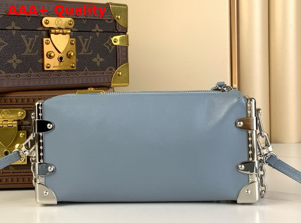 Louis Vuitton Slim Trunk in Washed Blue Calf Leather Replica