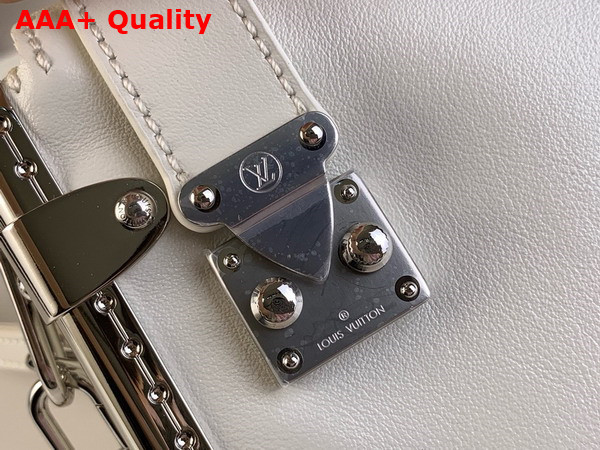 Louis Vuitton Slim Trunk in White Calf Leather Replica
