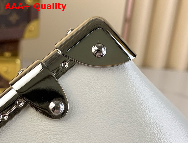 Louis Vuitton Slim Trunk in White Calf Leather Replica