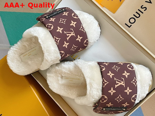 Louis Vuitton Slipper Pillow Flat Comfort Mule Nude 1AAM40 Replica