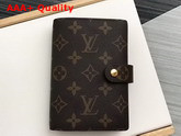Louis Vuitton Small Ring Agenda Monogram Canvas Cover Replica