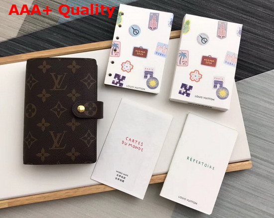 Louis Vuitton Small Ring Agenda Monogram Canvas Cover Replica