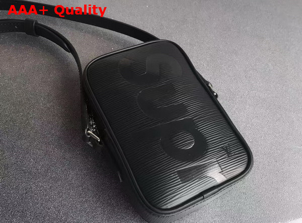 Louis Vuitton Small Supreme Messenger Black Epi Leather Replica