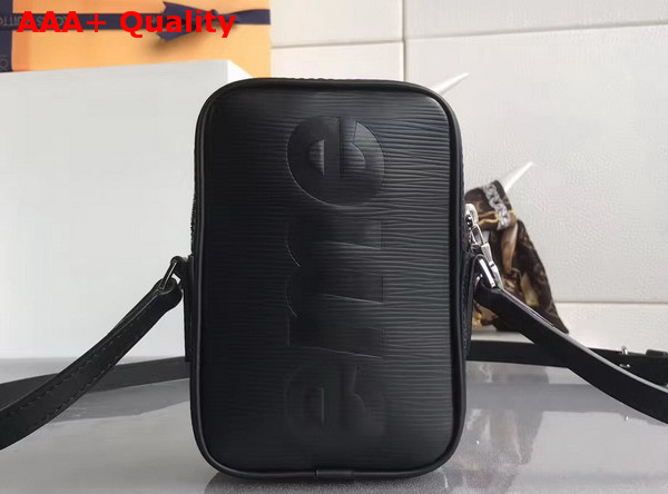 Louis Vuitton Small Supreme Messenger Black Epi Leather Replica