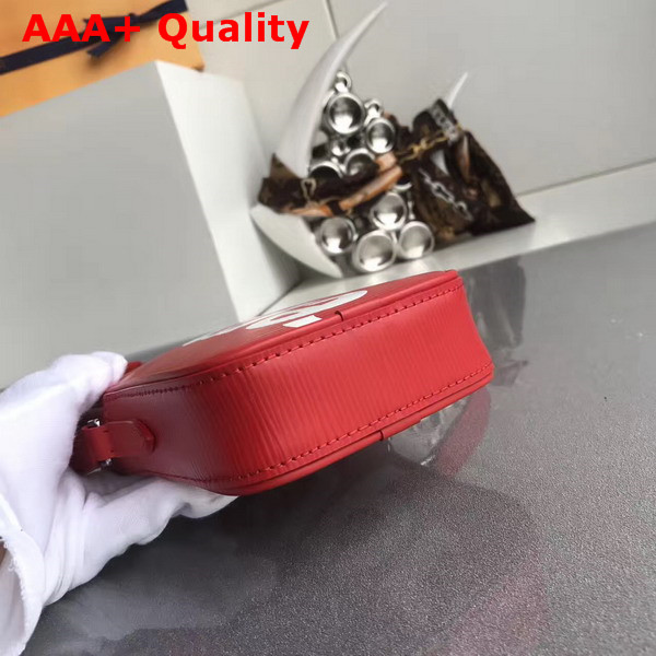 Louis Vuitton Small Supreme Messenger Red Epi Leather Replica