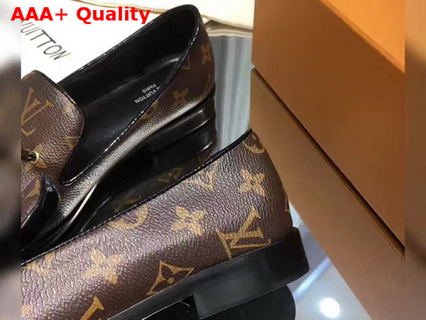 Louis Vuitton Society Loafer Monogram Canvas 1A2XRD Replica