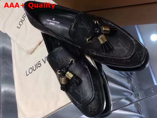 Louis Vuitton Society Loafer Monogram Eclipse Replica