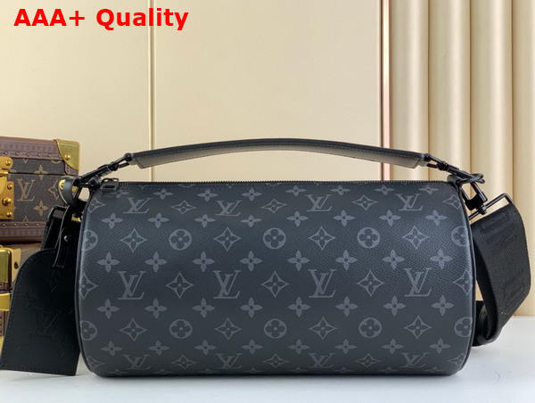 Louis Vuitton Soft Polochon Bag in Monogram Eclipse Coated Canvas Replica