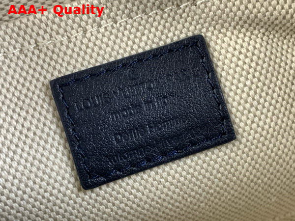Louis Vuitton Soft Polochon PM Bag in Blue Damier Heritage Coated Canvas N40695 Replica