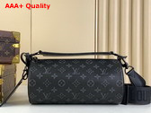 Louis Vuitton Soft Polochon PM Bag in Monogram Eclipse Coated Canvas M46796 Replica