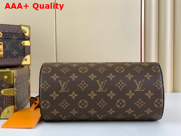 Louis Vuitton Soft Polochon PM Bag in Radiant Sun Monogram Macassar Coated Canvas Replica