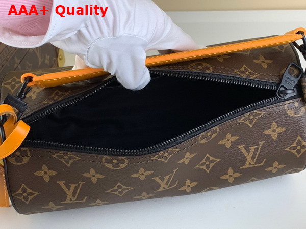 Louis Vuitton Soft Polochon PM Bag in Radiant Sun Monogram Macassar Coated Canvas Replica