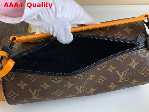 Louis Vuitton Soft Polochon PM Bag in Radiant Sun Monogram Macassar Coated Canvas Replica