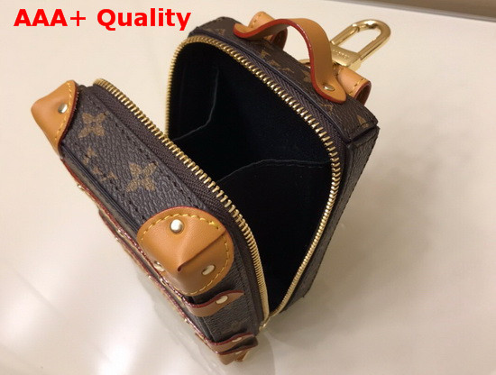 Louis Vuitton Soft Trunk Backpack Bag Charm and Key Holder in Monogram Canvas and Calf Leather M69483 Replica