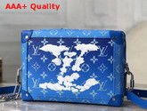 Louis Vuitton Soft Trunk Blue Monogram Canvas Replica