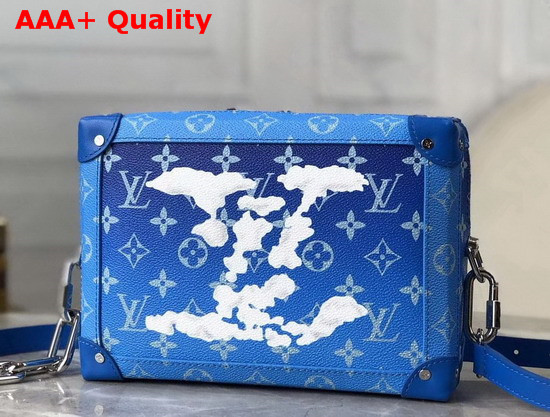 Louis Vuitton Soft Trunk Blue Monogram Canvas Replica